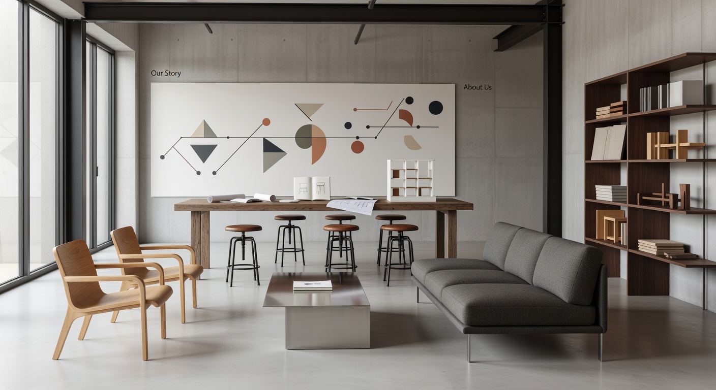 Modern furniture design studio