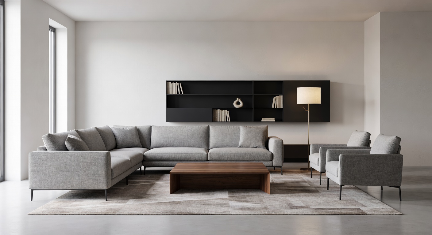 Modern Living Room interior setup with ArcLivo furniture